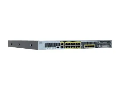 Produktbild von Cisco Firepower 2110 NGFW Appliance: - Firepower Threat Defense SW, 100GB SSD, 1x 1GB (RJ-45) Management Port - 1x USB. 1x RJ-45 Serial Port, max. 16 Ports (12x1G RJ-45, 4x1G SFP) - ThreatDefense-Lizenzen sind nicht enthalten!