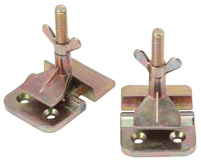 Siebdruck-Scharnierklemmen Set 2 Stück Metall