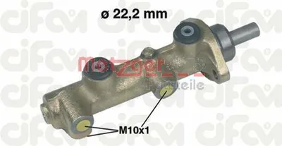 Obrázok produktu pre Hlavný brzdový valec METZGER pre ALFA ROMEO 75