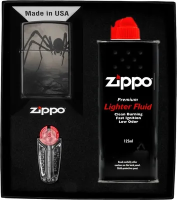 Produktbild von ZIPPO Feuerzeug-Set SPIDER DESIGN Geschenk No1