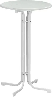 Produktbild von SIEGER Stehbiertisch 70cm weiß Biertisch Standtisch Stehtisch Tisch Bier Steh klappbar