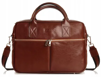 Produktbild von Solome Dallas Laptoptasche Leder Handtasche Herren Damen Karmell