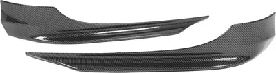 Produktbild von 2PCS Frontstoßstangenlippe Kinnsplitter Kohlefasermuster Kratzfest Passend für 3er E90 4-Türer Limousine 2009-2011