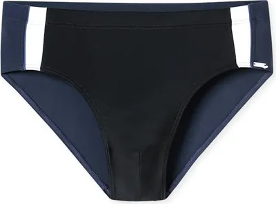 Produktbild von Schiesser Herren Badehose Slip Komfort Gr. 4  blau