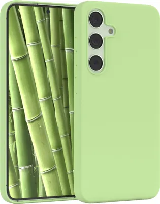 Produktbild von EAZY CASE Silikonhülle für Samsung Galaxy S24 Silikon Backcover Schutz in Grün