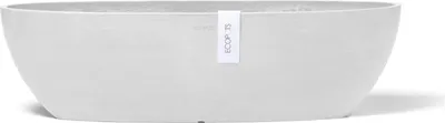 Obrázek produktu pro Květináč Ecopots Sofia plastový Ø 53,2 cm 55,2 x 14,4 x 16 cm bílý