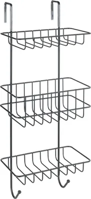 Produktbild von WENKO Duschregal Duschablage Badregal Duschkorb Hängeregal 3 Ablagen Bad REVIGO