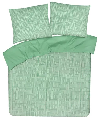 Image de Housse de couette en coton 200x200 cm avec taies d'oreiller