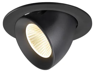 Productafbeelding van Inbouwspot Numinos Gimble L zwart 3000K - 40gr
