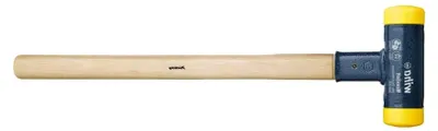 Produktbild von Rückschlagfreier Schonhammer mit Hickory-Holzgriff, 25 mm