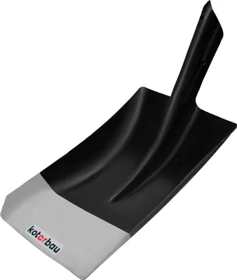 Image de KOTARBAU® Pelle à sable robuste 295 x 245 mm Pelle de jardin pour tige de 38 mm de diamètre Pelle en acier pour ramasser les matériaux en vrac SANS PILE