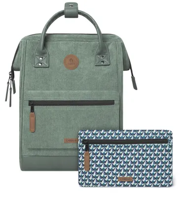 Produktbild von CABAIA Freizeitrucksack Rucksack mit Laptopfach Adventurer Recycled Velvet Backpack 18L Niagara dunkelgrün