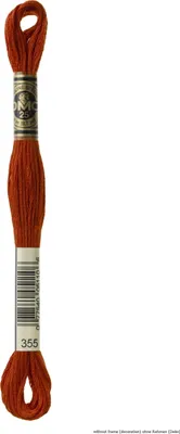 Zdjęcie produktu dla Nici do haftowania DMC Mouline Special 117MC -355, 6-nitkowe, 8 m