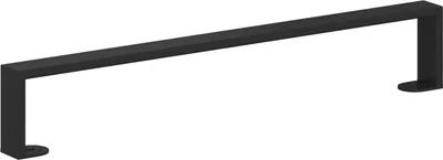 Produktbild von vidaXL Möbelbeine 2 Stk. Schwarz 596 x 40,5 x 100 mm Eisen