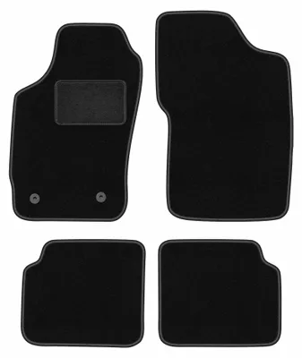 Immagine prodotto di Tappetini in moquette per Peugeot 205 1983-1998 (hatchback) – set 4 pezzi, neri, su misura – Wielganizator LUX