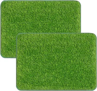 Obrázok produktu pre Psia toaleta 58 x 46 cm, 2 ks, umelá tráva, PP materiál, pre domácnosť