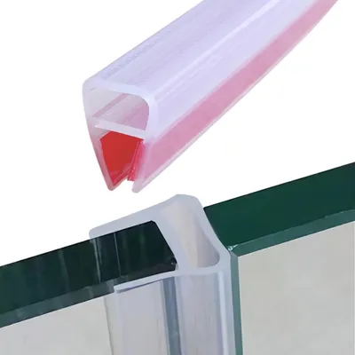 Immagine prodotto di Guarnizione adesiva per doccia - Adatta a vetri da 9-10 mm - Trasparente - 200 cm (10 mm)