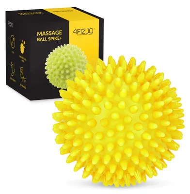 Produktbild von 4FIZJO SPIKE+ Massageball, Noppenball, Faszienball, Reha-Igelball 10 cm