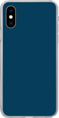 Produktbild von MuchoWow® Handyhülle Schutzhülle Hülle für Telefoonhoesje iPhone X Indigo - Palette - Farben Silikon Softcase Handy Hülle - Handyhülle