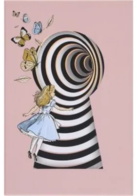 Produktbild von Moleskine Alice im Wunderland Notizbuch limitierte Ausgabe, L/A5, liniert, fester Einband, wiederverwendbare thematische Box
