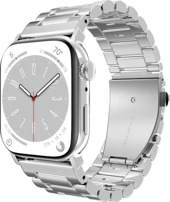 Image de Bracelet PrimeSteel pour Apple Watch 44/45/46/49mm, métal.