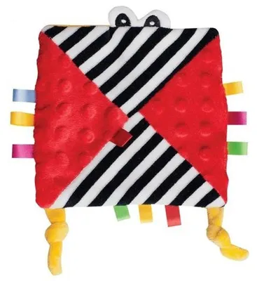 Produktbild von Mom's Care Babyspielzeug Knistertuch rot sensorischer Komfort