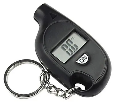 Image de Manomètre numérique pour pneus de voiture, indicateur de pression d'air pour pneus, mini-manomètre pour pneus, testeur de pression de pneus portable