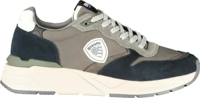 Produktbild von Graue Herrensneaker mit Kontrasten und herausnehmbarem Fußbett