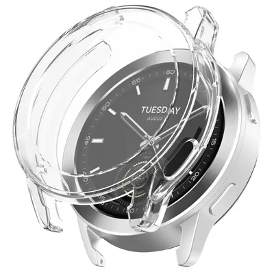 Obrázek produktu pro Pro Xiaomi Watch S3 Full Cover TPU Galvanizovaný ochranný kryt hodinek Transparentní
