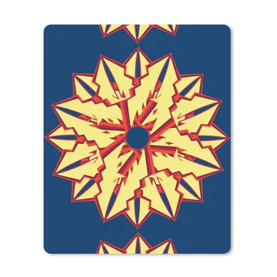Produktbild von MuchoWow® Mauspad Mousepad Sterne - Muster - Abstrakt 30x40 cm - Mousepads - Maus Mat - Pad - Mausunterlage - Mausmatten
