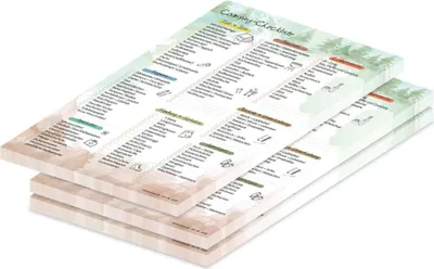 Productafbeelding van PRICARO Campingchecklist "Natuur", A4, 25 vel, 3 stuks