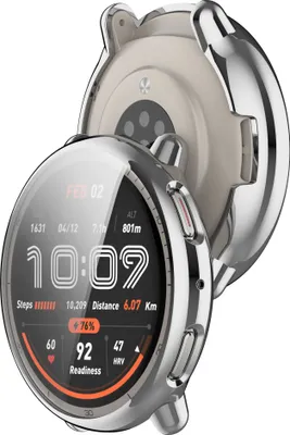 Obrázek produktu pro INF Elektrolyticky pokovené pouzdro z TPU pro Huami Amazfit Active2 stříbrný