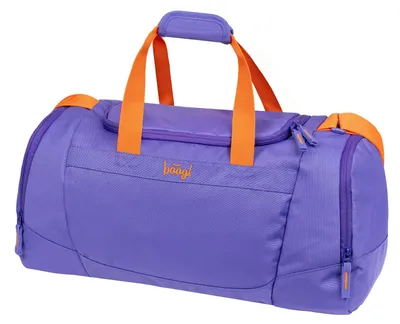 Produktbild von Baagl Sporttasche Mädchen Reisetasche mit Schuhfach Kinder 25 l - Orange
