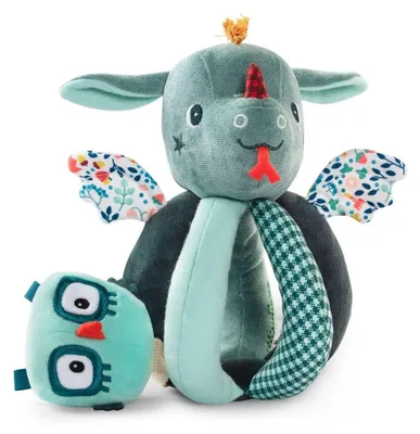 Image de Lilliputiens Hochet de préhension Dragon Joe - Jouet pour bébé avec hochet