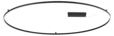 Zdjęcie produktu dla Lampa sufitowa LED Ideal Lux 3000 K, czarna, IP20, ORACLE 370316