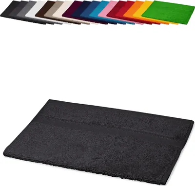 Produktbild von Gästetuch 30x50 cm Gästehandtuch Kinderhandtuch 100% Baumwolle, Farbe: Grau