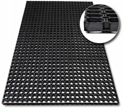 Produktbild von ML Gummifußmatte Eingangsmatte Lochmuster Robust 40x80