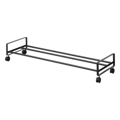 Produktbild von Yamazaki Schuhregal 83x14x27cm mit Rollen "Tower" für 4 Paar Schuhe schwarz
