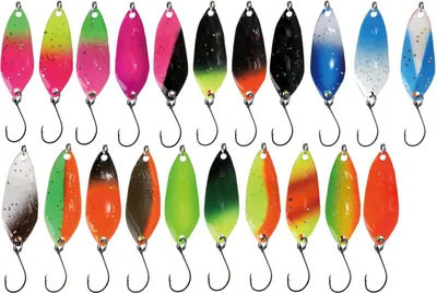 Produktbild von Paladin Trout Spoons Style Flash 2,1g - Forellenblinker, Farbe:grün-gelb / grün-gelb-weiß