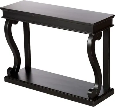 Produktbild von Casa Padrino Barock Konsole Schwarz 145 x 45 x H. 100 cm - Handgefertigter Konsolentisch im Barockstil - Prunkvolle Barockstil Konsole - Barock Möbel - Antik Stil Möbel - Barockstil Möbel
