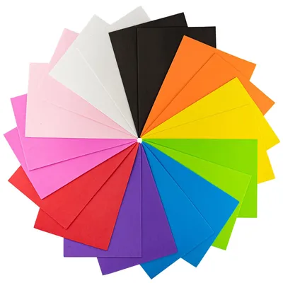 Moosgummi Platten, 20 Stück, A4, 2 mm, bunt