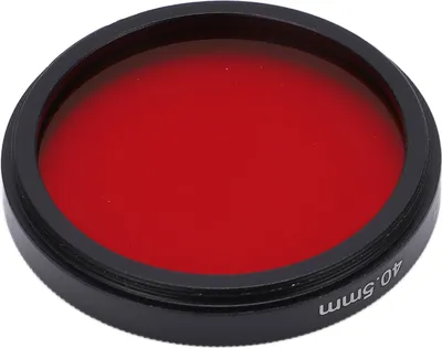 Obrázok produktu pre RASTKY Full Red Lens Filter, vhodný na zvýraznenie červených tónov na obraze, CNC presnosť, s vodotesnosťou, odolnosťou proti oleju a poškriabaniu, odrezané oblasti: 40,5 mm/1,6 (40,5 mm)