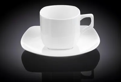 Zdjęcie produktu dla Filiżanka i spodek do herbaty Wilmax, 200 ml, porcelana, WL-993003/1C