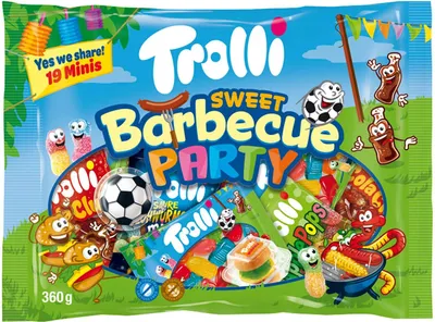 Produktbild von Trolli Sweet Barbecue Party 19er (MHD 10.06.26)