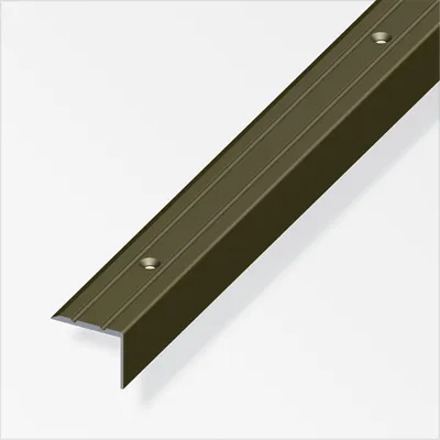 Produktbild von alfer Treppenprofil 2 m, 25 x 20 mm Aluminium eloxiert bronze