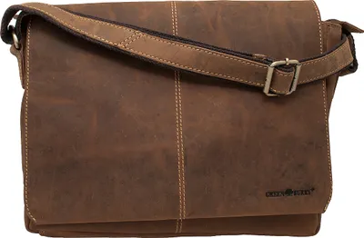 Image de GREENBURRY sac à épaule bandoulière serviette Vintage Crossbody Bag Brown brun