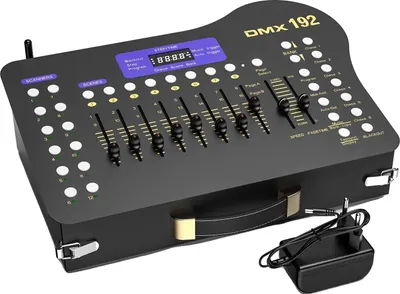 Obrázek produktu pro DMX ovladač, 192 kanálů, bezdrátový provoz, zástrčka pro EU