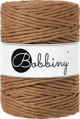 Zdjęcie produktu dla Bobbiny Macrame Cord 5 mm 100 m Caramel Sznurek