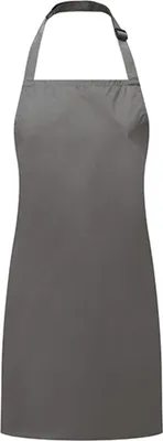 Immagine prodotto di Grembiule impermeabile per bambini Premier Workwear PR145 | Grembiule impermeabile per bambini - Colore: Grigio scuro (circa Pantone 425C) - Dimensioni: 48 x 63 cm (7-10 anni)