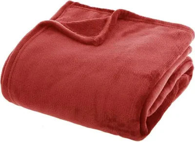 Zdjęcie produktu dla Koc Flanelowy bordowy 180x230cm